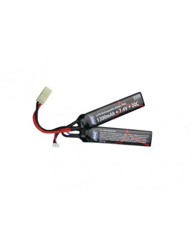 BATTERIE SOFT AIR 7,4 VOLT 1300 MAH LI-PO STICKS / 17206