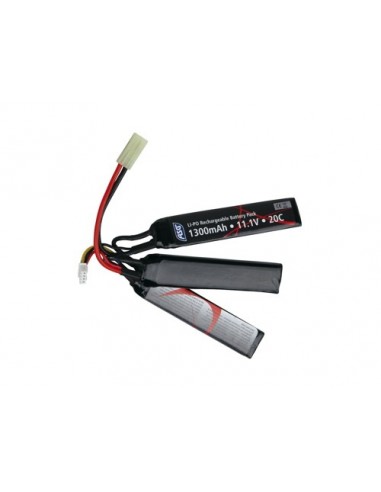 BATTERIE SOFT AIR 11,1 VOLT 1300 MAH LI-PO STICKS / 17207