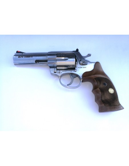 ALFA REVOLVER STEEL 2241.3 4 STAINLESS GRIP 9 - KAL 22 LR