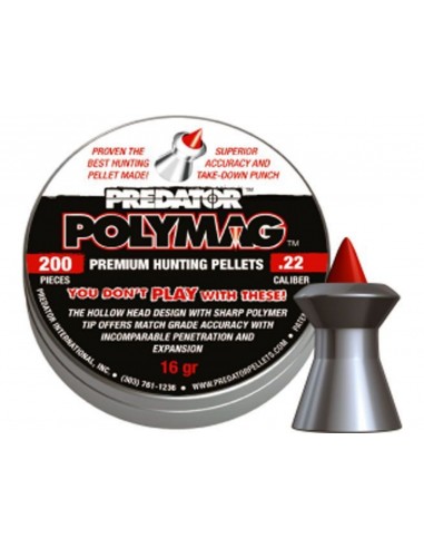 BOITE 200 PLOMBS JSB PREDATOR POLYMAG - 5.50 MM (1.03 GR) C50