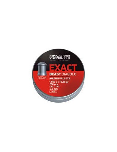 BOITE 250 PLOMBS JSB EXACT BEAST - 4.52 MM (1.055 GR) C50