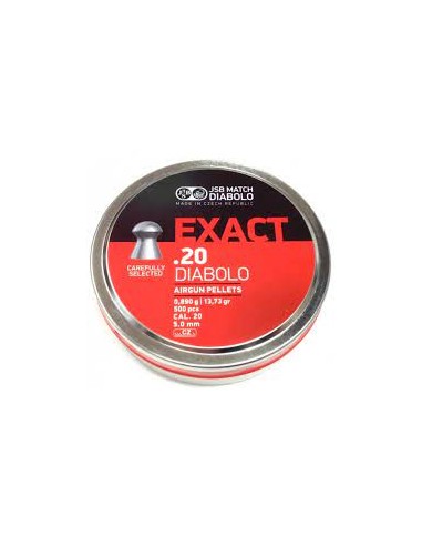 BOITE 500 PLOMBS JSB EXACT - 5.10 MM (0.89 GR) C30