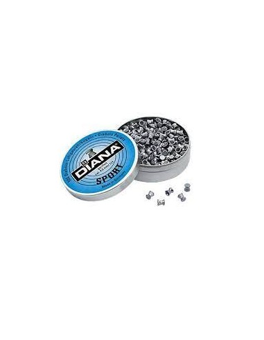 BOITE 500 PLOMBS DIANA SPORT PLAT - 4.5 MM (0,47 GR)