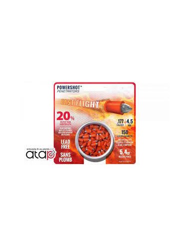 BOITE 150 PLOMBS CROSMAN FAST FLIGHT PENETRATOR 4,5 MM***************
