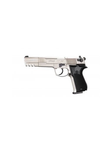 PISTOLET CO2 WALTHER CP88 COMPETITION NICKEL / 416.00.08