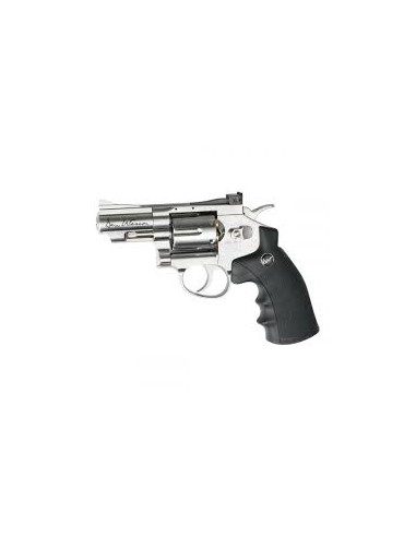 CO2 REVOLVER DAN WESSON 2.5 NICKEL .177 BBS / 17177