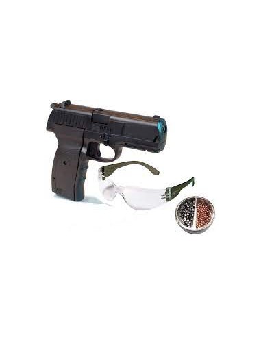 KIT CO2 PISTOOL CROSMAN 1088 BLUE+ - KAL 4,5 MM+177 BBS*****