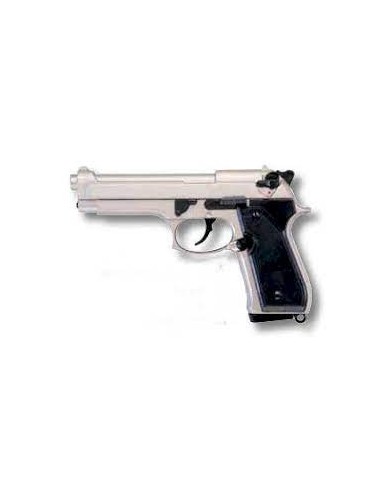 PISTOLET A BLANC BRUNI - MOD 92 - CAL 8 MM - NICKEL