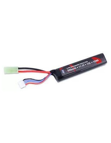 BATTERIE SOFT AIR 11.1 VOLT 900 MAH LI-PO S-STICK  19014