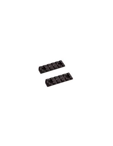 SET 2 METALEN RAILS M-LOK 5 SLOTS / 19528