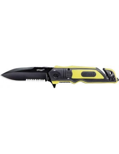 COUTEAU WALTHER ERK YELLOW PLIANT - 440C / 5.0729
