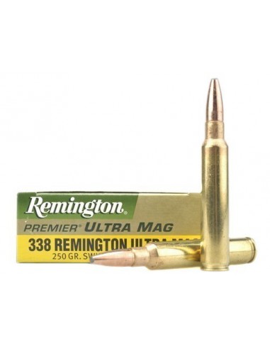 CARTOUCHES REM 338 REM ULTRA MAG - 250GR SAF*************************