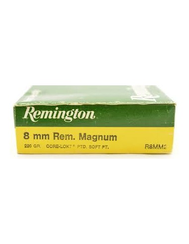 REMINGTON PATRONEN 8MM REM MAGNUM - 220GR PSP************************