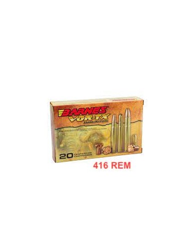 BARNES PATRONEN VOR-TX SAFARI 416 REM MAG - 400GR TSX FB