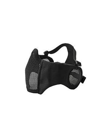 MESH MASK STRIKE EAR PROTECT BLACK / 19216