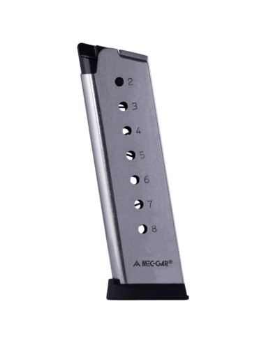 LADER MEC-GAR 1911 8 SCH - 45 ACP - STAINLESS STEEL