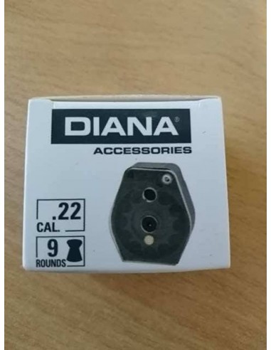 TROMMEL DIANA SKYHAWK 9 SCH METAAL - 5.5 MM