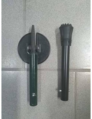EMBOUT PLAQUE+POINTE - PLAQUE+CAOUTCHOUC CANNE ELITE*****************