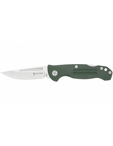 COUTEAU E-FORCE EF171 GREEN PLIANT - 440A / 5.0979 PROMO