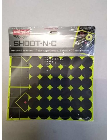 PACK 6 DOELPUNTEN+36 STICK.  SHOOT NC SIGHT-IN 8 / BC-34105