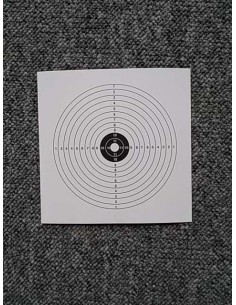 PAQUET DE 500 CIBLES 14 X14 CM