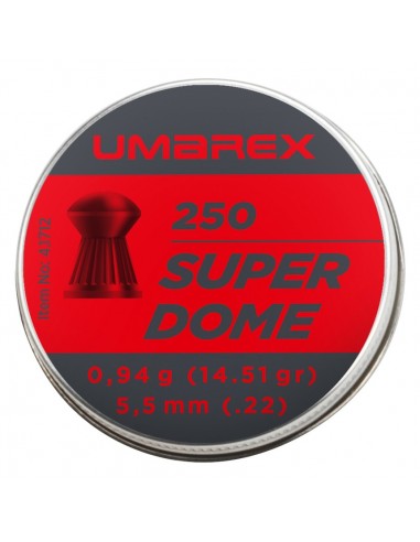 BOITE 250 PLOMBS UMAREX SUPERDOME - 5,5 MM (0,9G) / 4.1712