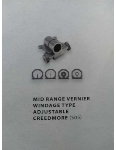 MIKPUNT MID RANGE VERNIER WINDAGE ADJUSTABLE CREEDMORE / S05