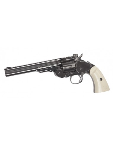 CO2 REVOLVER SCHOFIELD 6 STEEL GREY .177 BBS / 18912