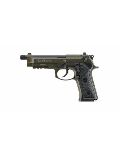 CO2 PISTOOL BERETTA M9A3 FM GROEN-ZWart THR B-BACK 177 BBS / 5.8418**