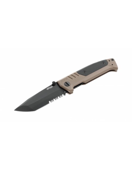 COUTEAU WALTHER PDP TANTO SERRATED FDE PLIANT - D2 / 5.0888**********