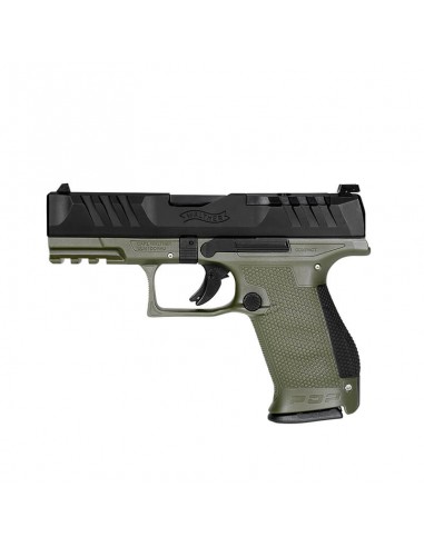 PISTOLET WALTHER PDP COMPACT 4 OR OD GREEN - CAL 9 MM