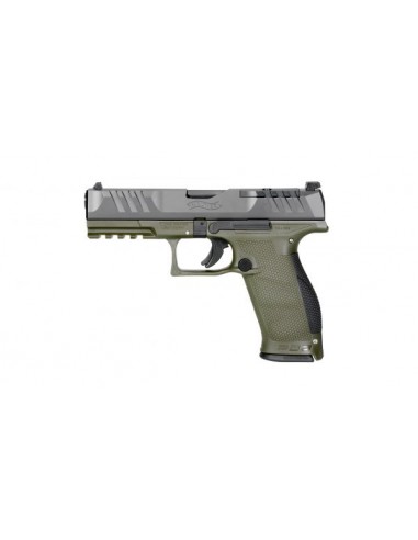 PISTOLET WALTHER PDP FS 4.5 OR OD GREEN - CAL 9 MM
