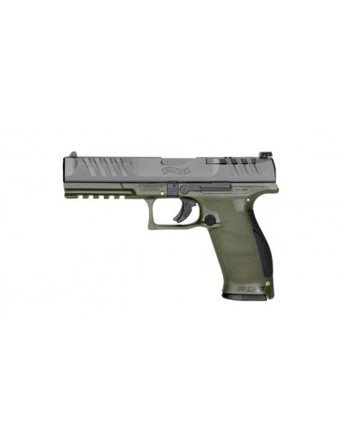 PISTOLET WALTHER PDP FS 5 OR OD GREEN - CAL 9 MM