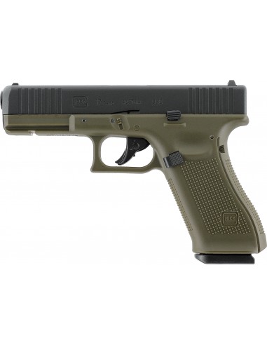 SOFT AIR GLOCK 17 GEN5 M-SLEDE B-BACK GROEN - CO2 / 2.6478