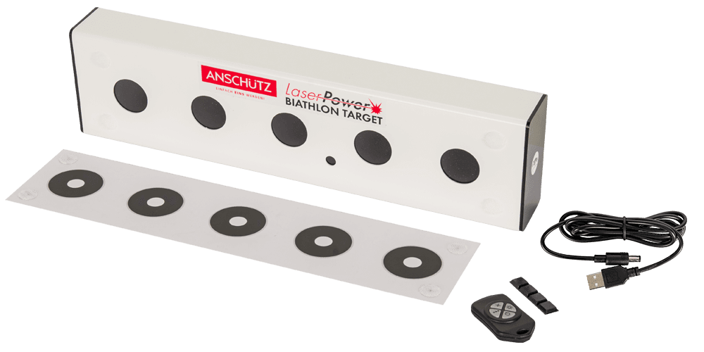 SET CIBLE BIATHLON LASERPOWER VERSION 4 - 5 CIBLES / 016574