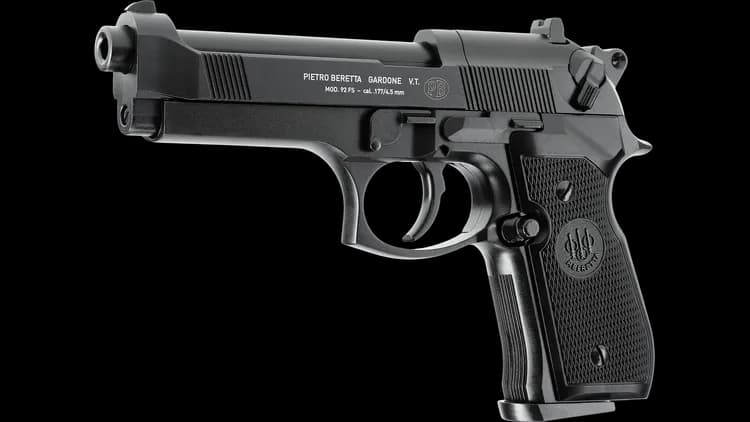 PISTOLET CO2 BERETTA 92-FS BLEU / 419.00.00