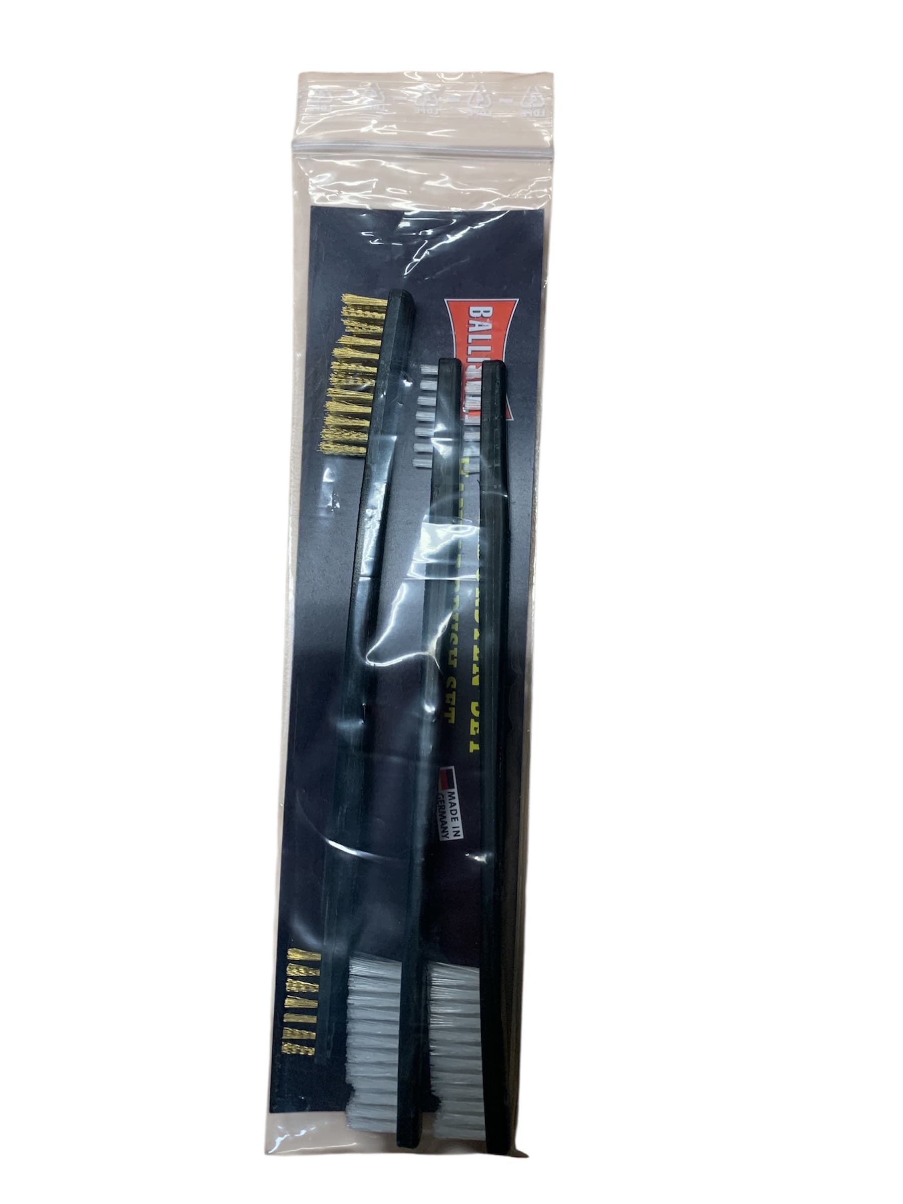 SET 3 BROSSE A DENTS BALLISTOL (2X NYLON/1XBRASS)