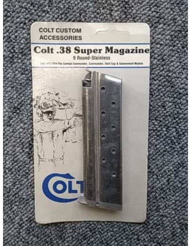 CHARGEUR COLT GOVERNMENT .38SUP/9 STS