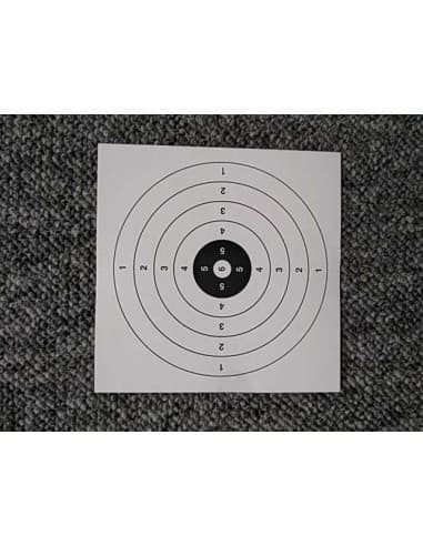 PAQUET DE 100 CIBLES 11X11 CM