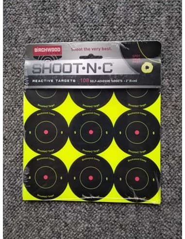 PACK 108 CIBLES B&C SHOOT NC 2" / BC-34210