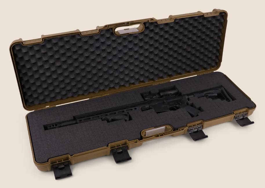 COFFRET WINTER W10 1 CARABINE POLYMER TAN 103X32CM PRE-CUT