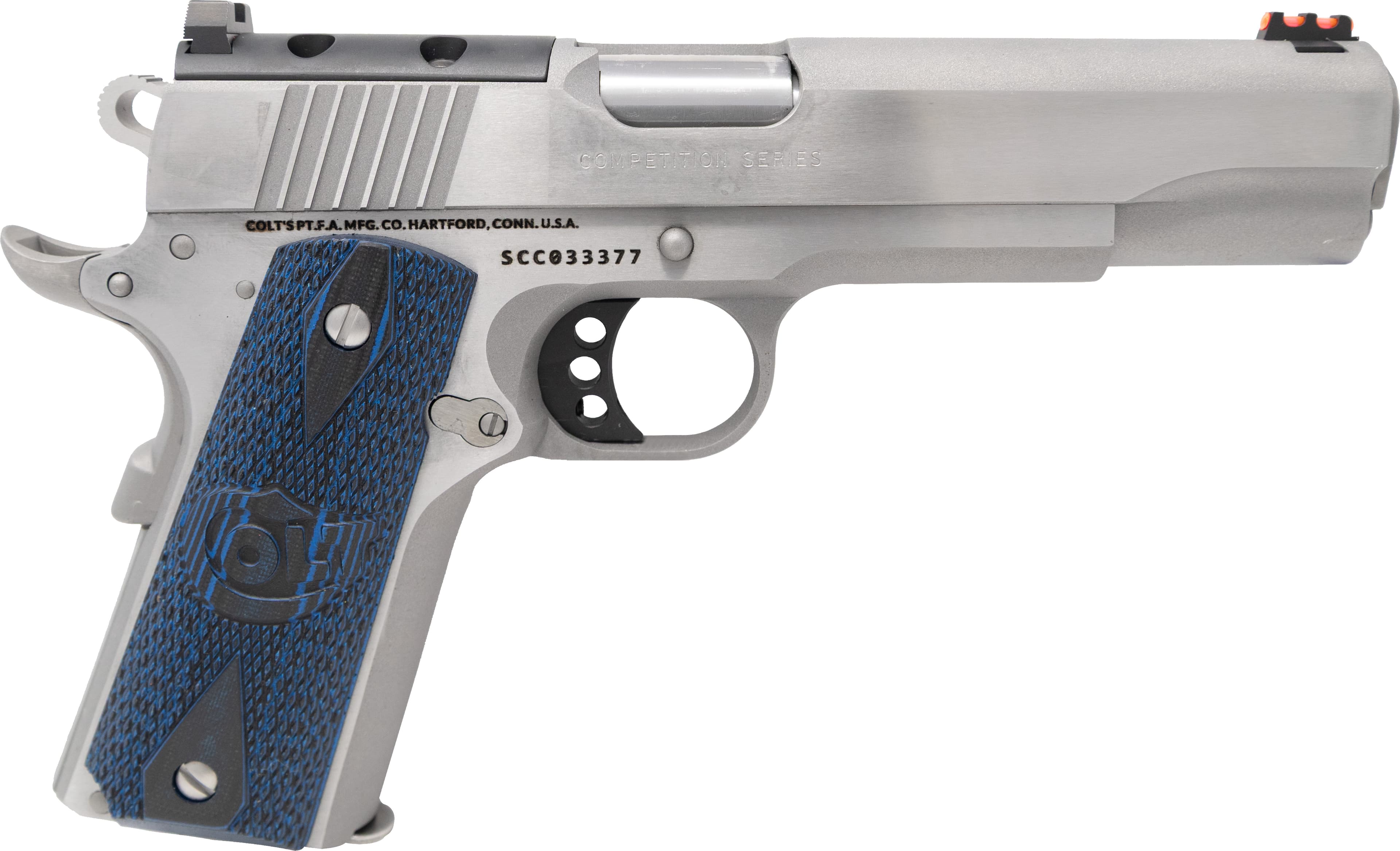 PISTOLET COLT 1911 COMPETITION 5" STS OR - CAL 45 ACP / O1070CCS-OR