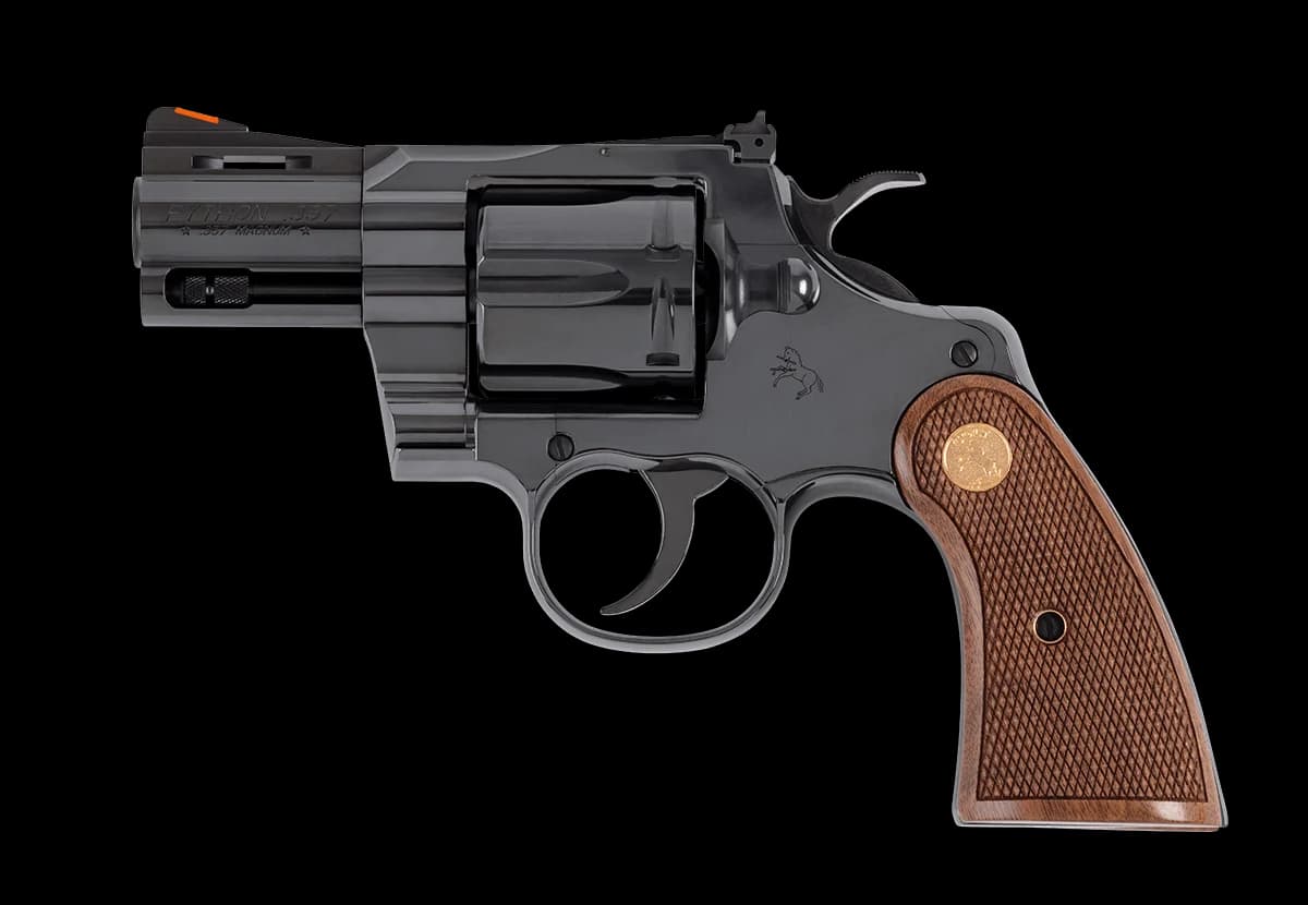 REVOLVER COLT PYTHON 2.5" BLACK - CAL 357 MAG