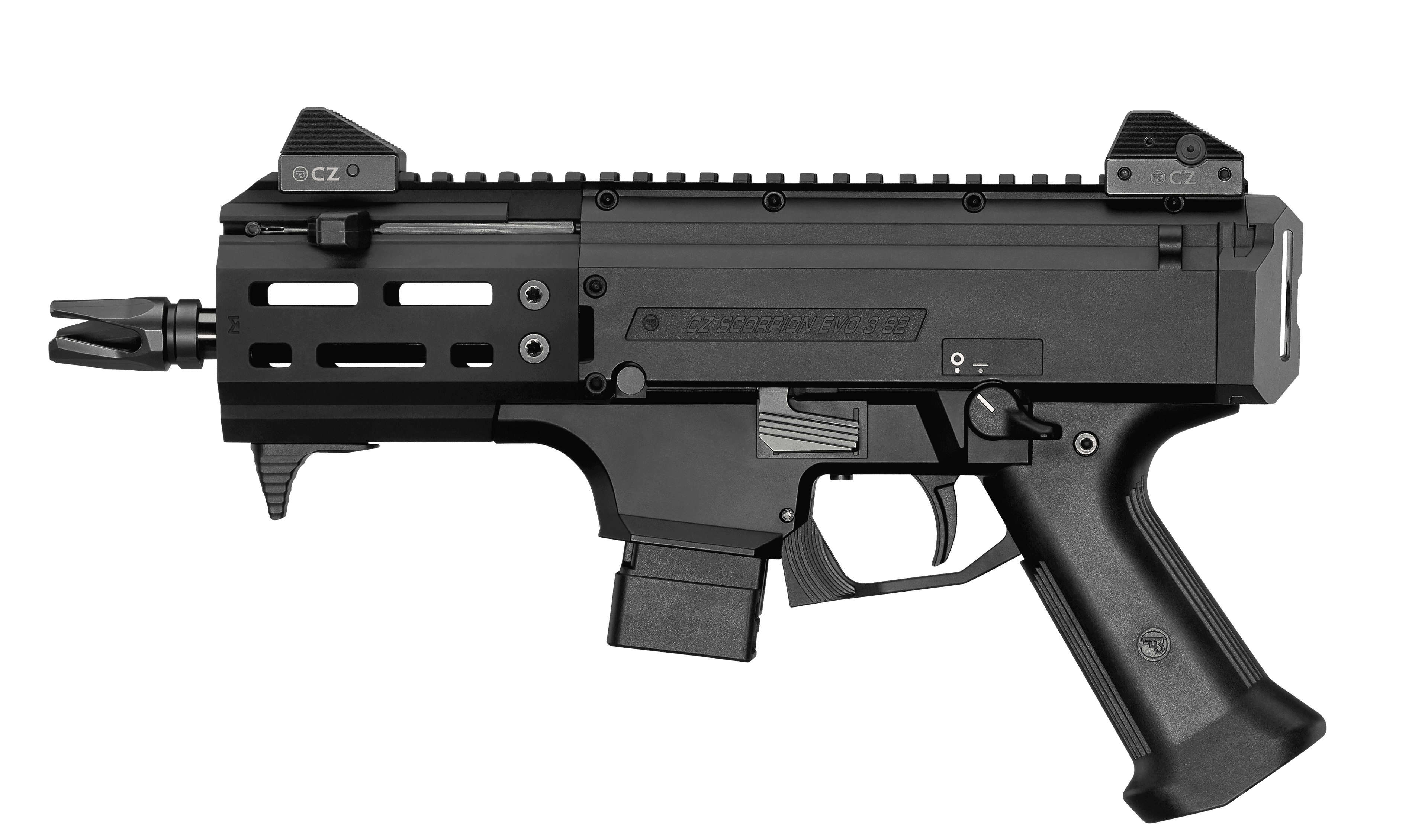 PISTOLET CZ SCORPION EVO3 S2 MICRO - CAL 9 MM (NO MAG.)