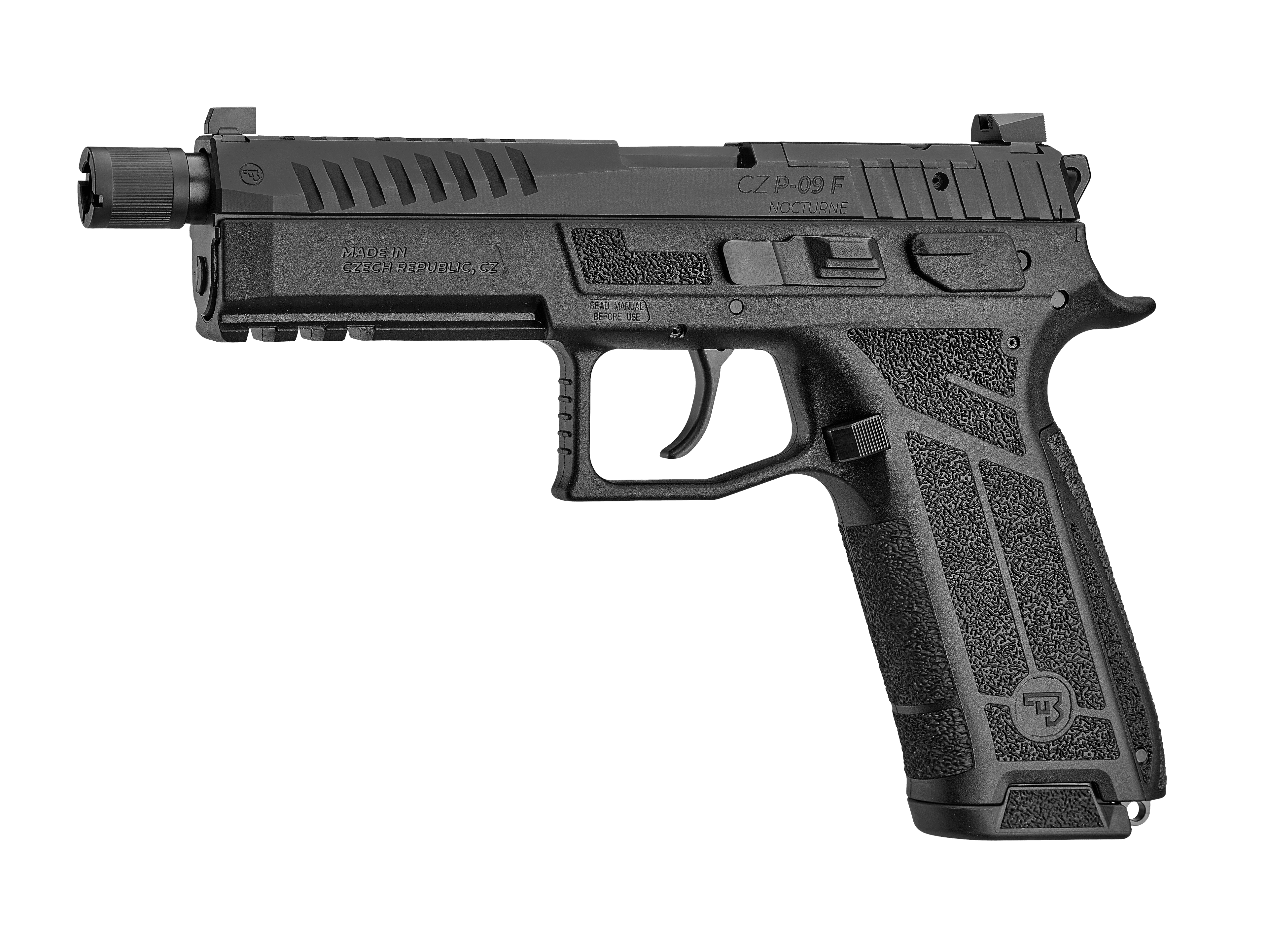 PISTOLET CZ P-09 F NOCTURNE OR & SR - CAL 9 MM