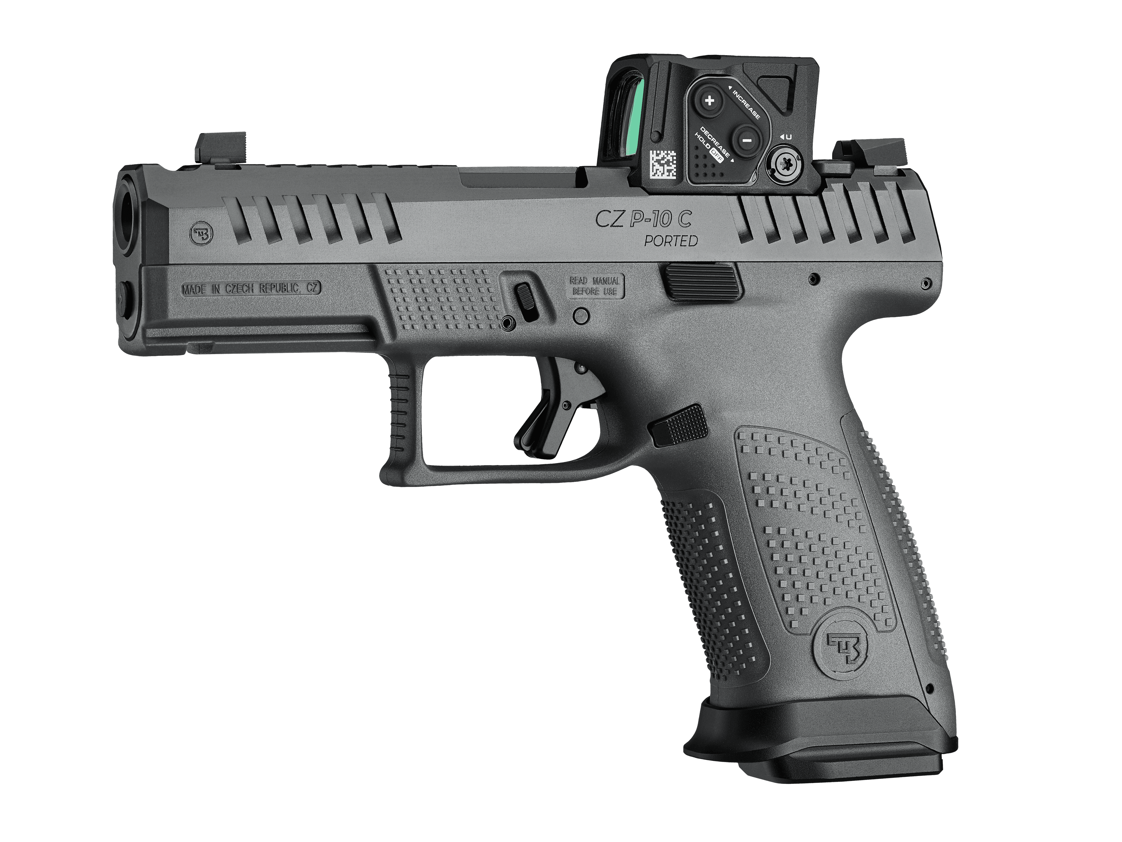 PISTOLET CZ P-10 C PORTED + AIMPOINT COA - CAL 9 MM