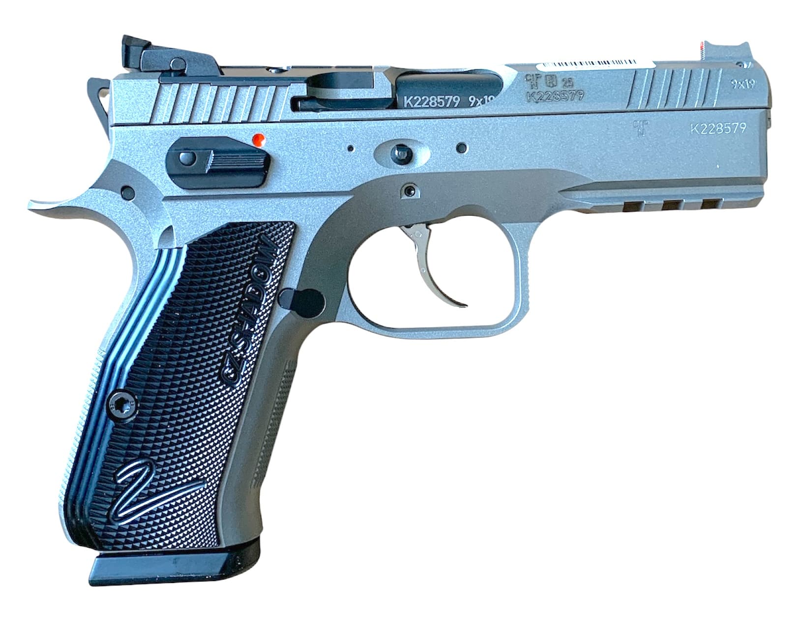 PISTOLET CZ SHADOW 2 COMPACT TITAN BLACK OPTIC READY - CAL 9 MM