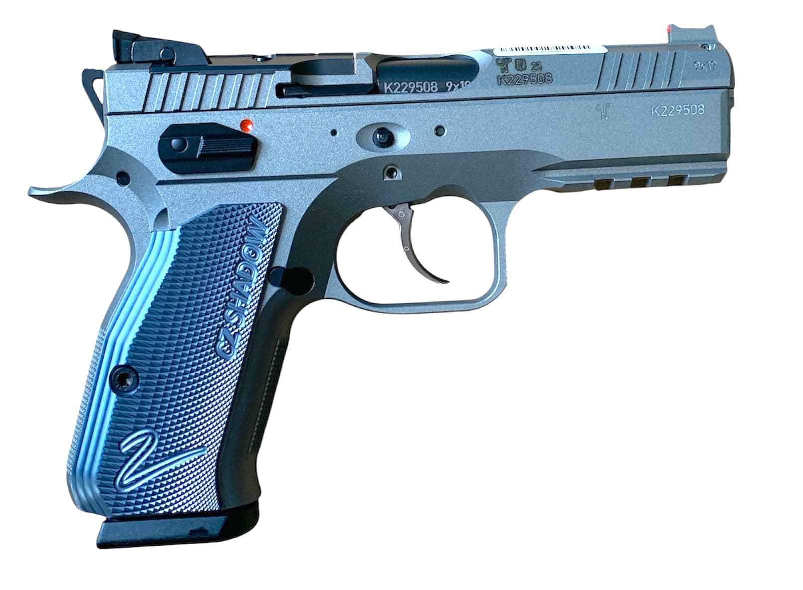 PISTOLET CZ SHADOW 2 COMPACT TITAN GREY OPTIC READY - CAL 9 MM