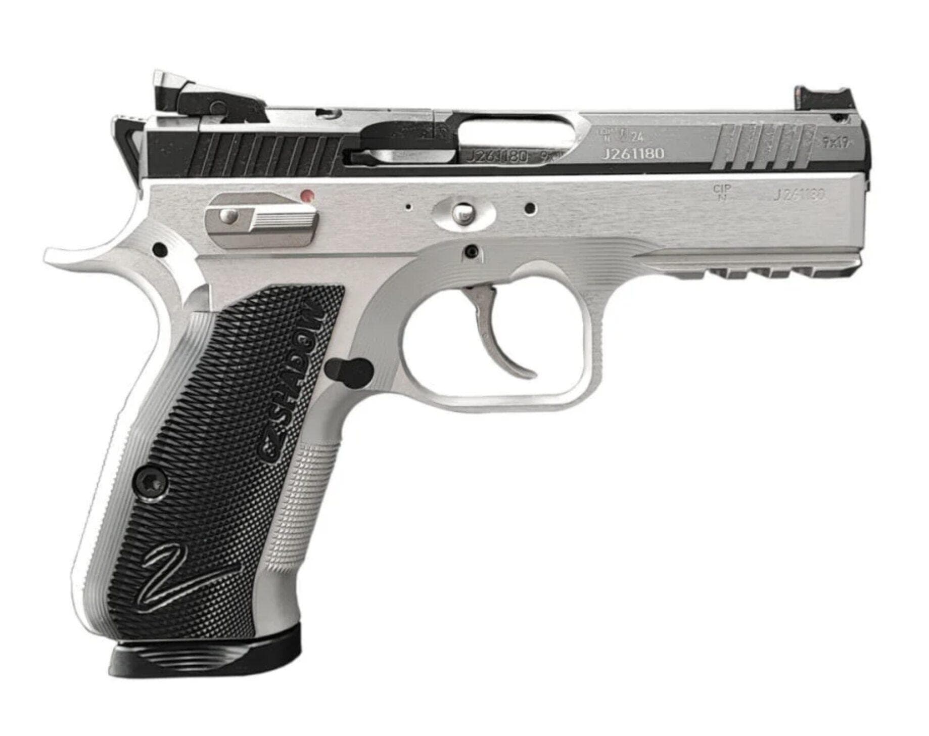 PISTOLET CZ SHADOW 2 COMPACT INDUSTRIAL BLACK OPTIC READY - CAL 9 MM