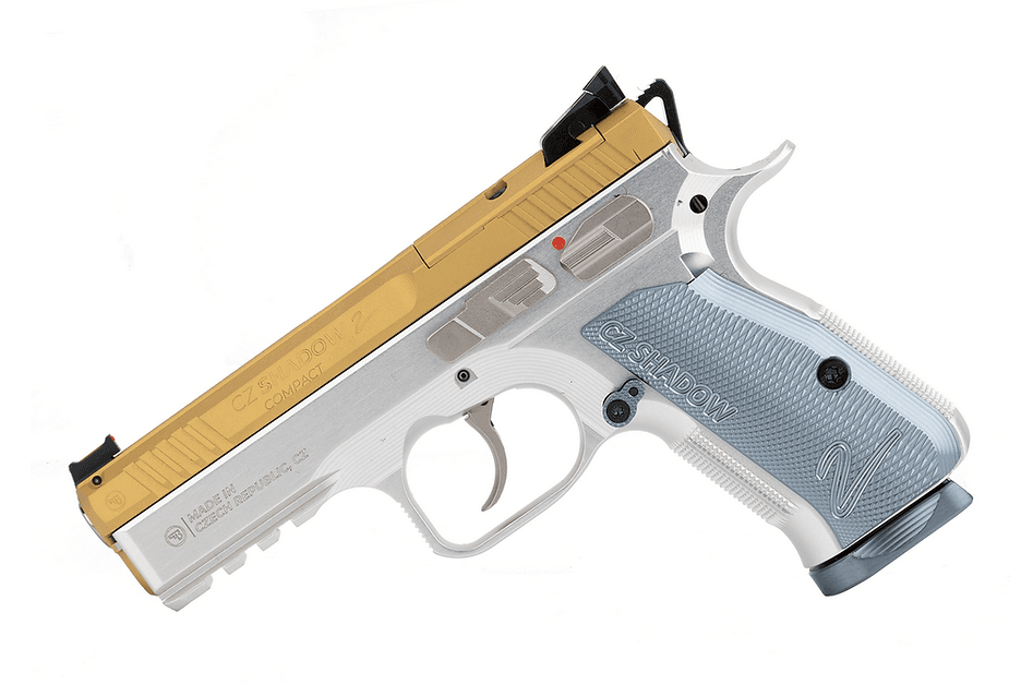 PISTOLET CZ SHADOW 2 COMPACT INDUSTRIAL GOLD OPTIC READY - CAL 9 MM